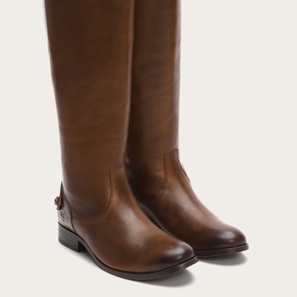 Frye Melissa Button Back Zip Riding Boots